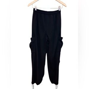 Refuge Black Parachut Sweat Pants